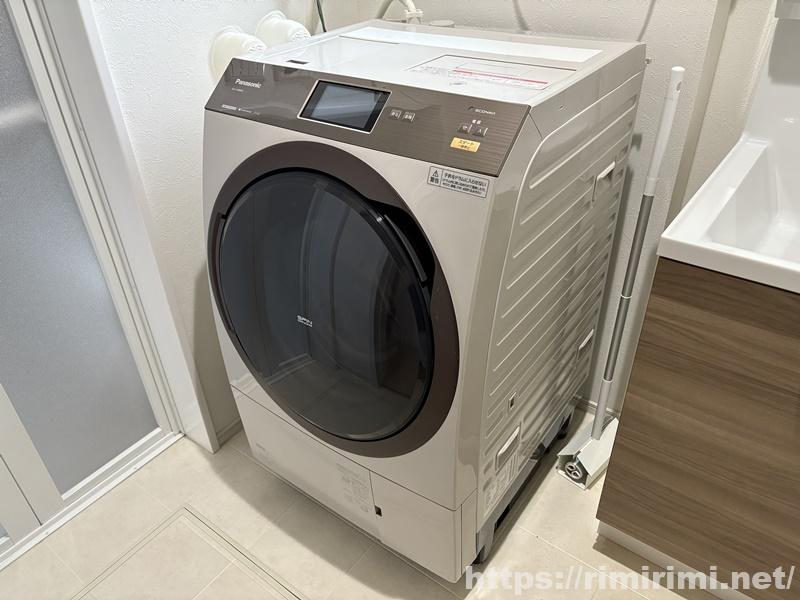 パナソニックのななめドラム洗濯乾燥機の写真