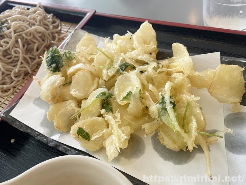 道の駅忠類のゆり根のかき揚げ
