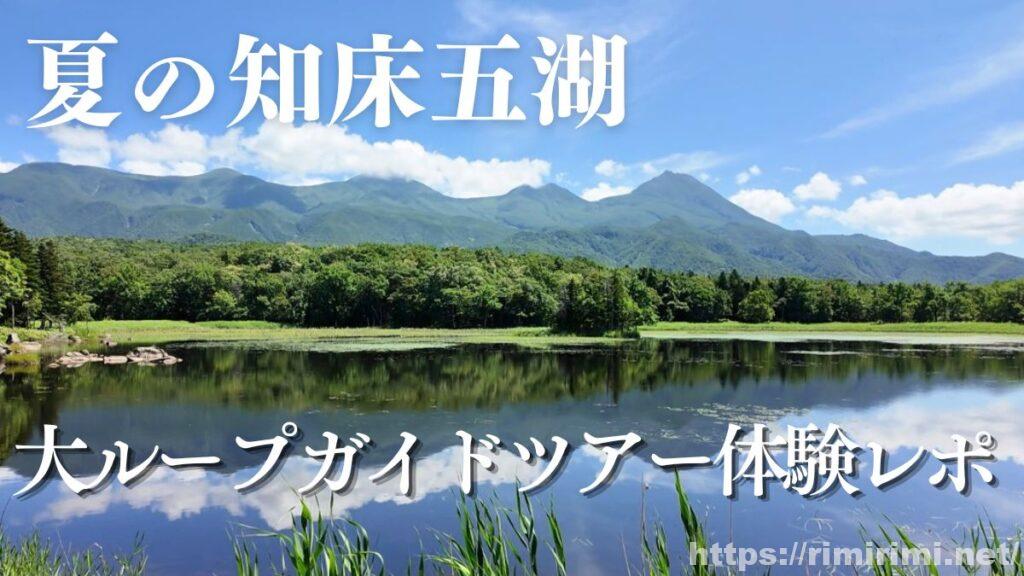 夏の知床五湖を大ループガイドツアーで満喫!所要時間・道の様子・リアル体験レポ